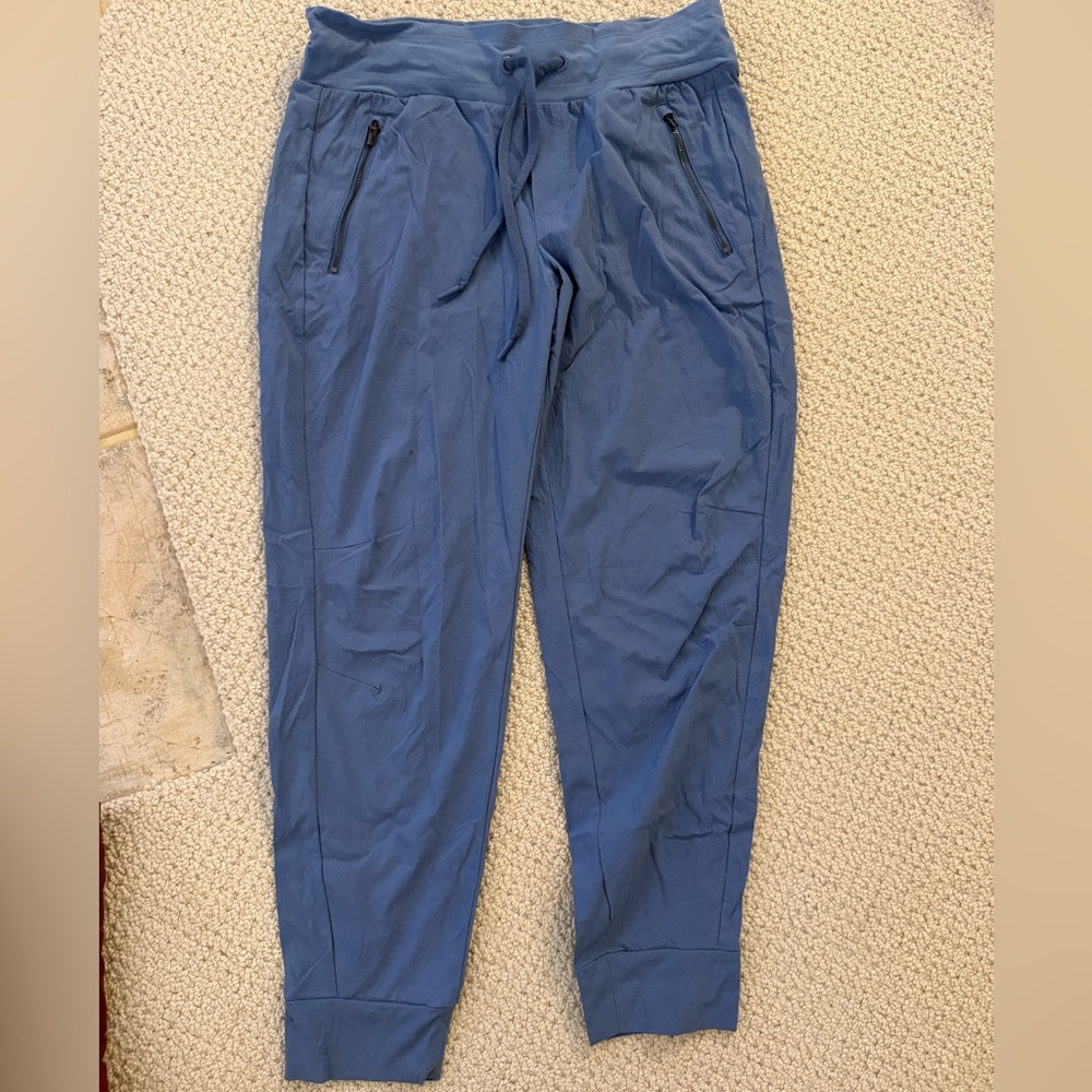 Athleta Blue Jogger with Elastic Waistband - great for hiking size 8